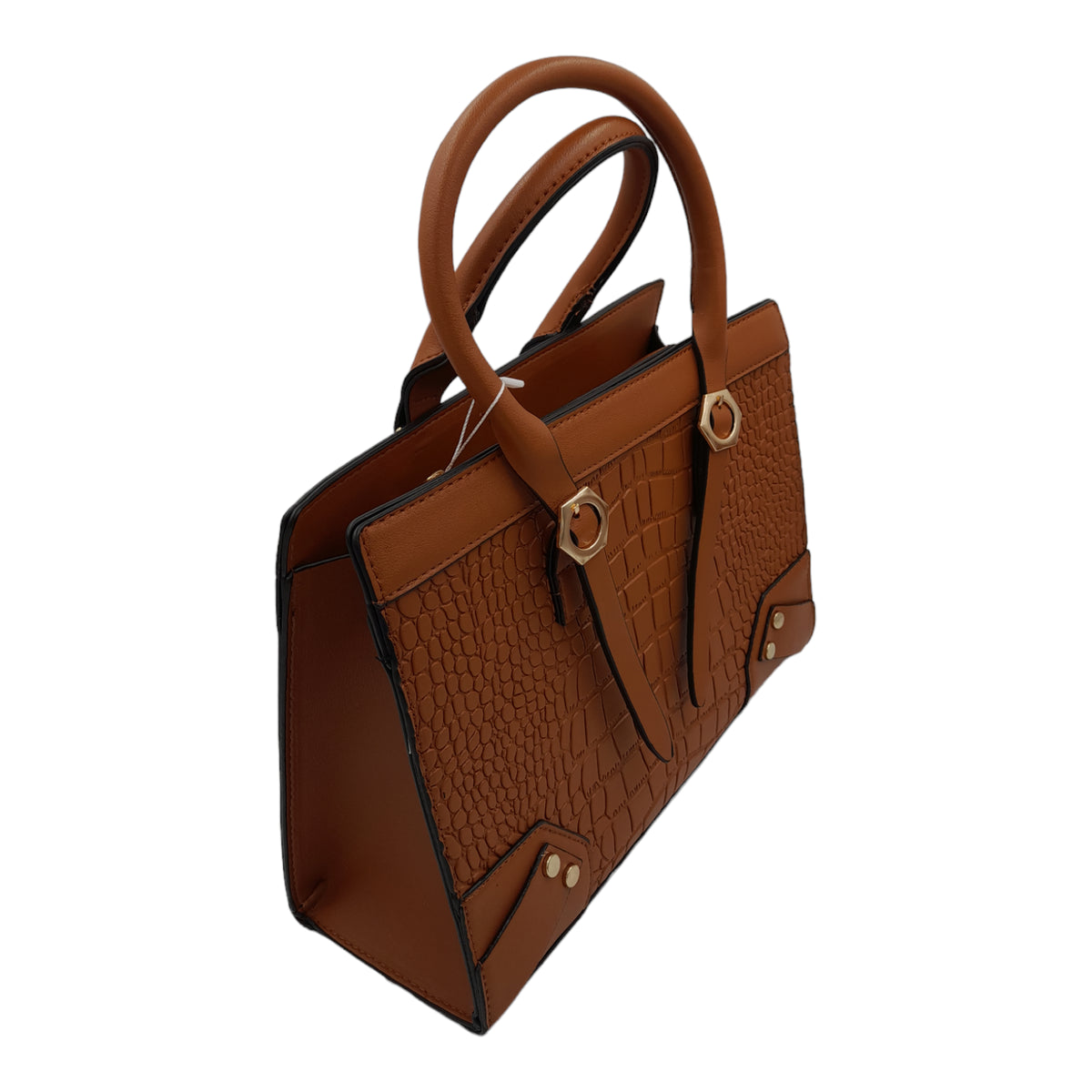 Trendy crocodile skin 2 piece bag