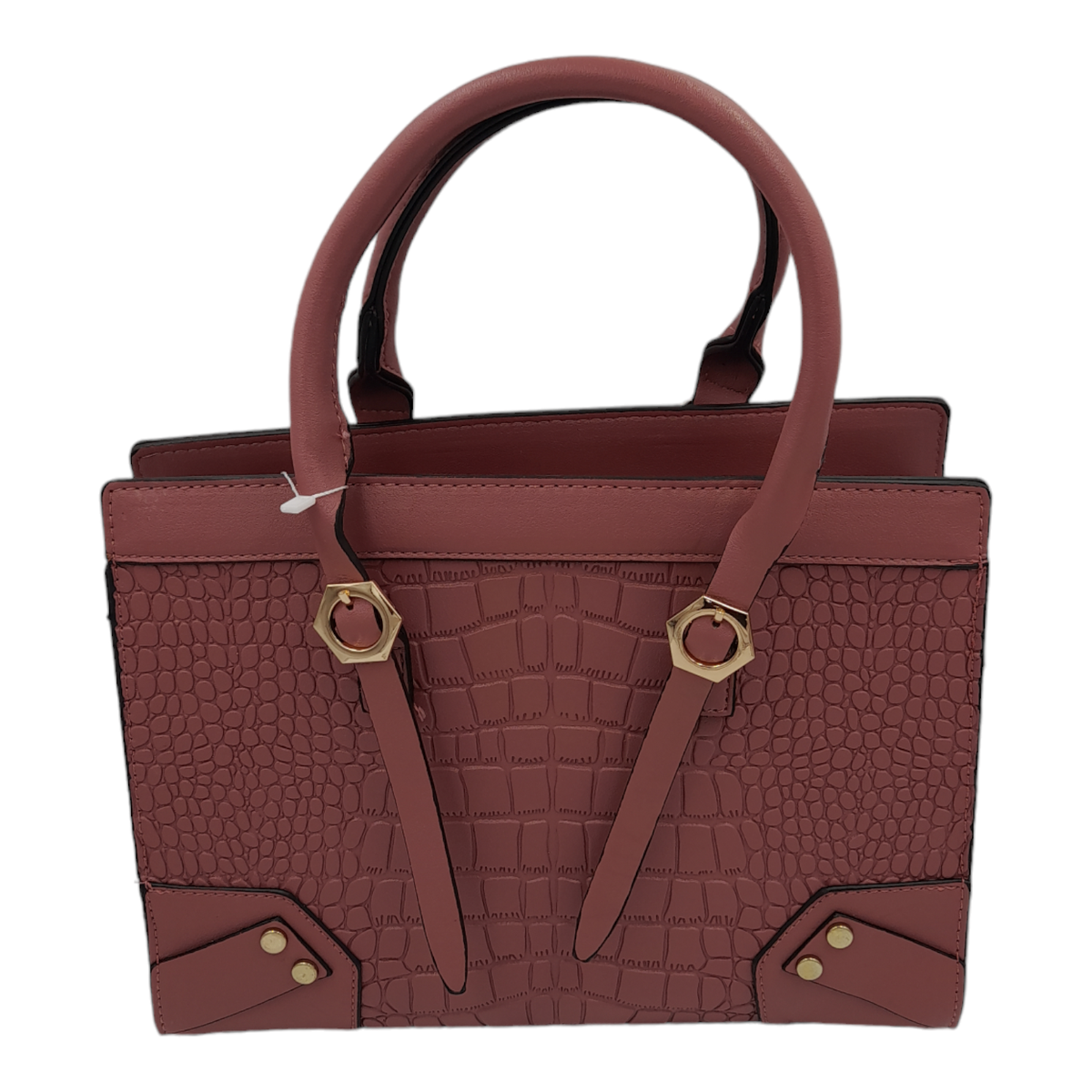 Trendy crocodile skin 2 piece bag
