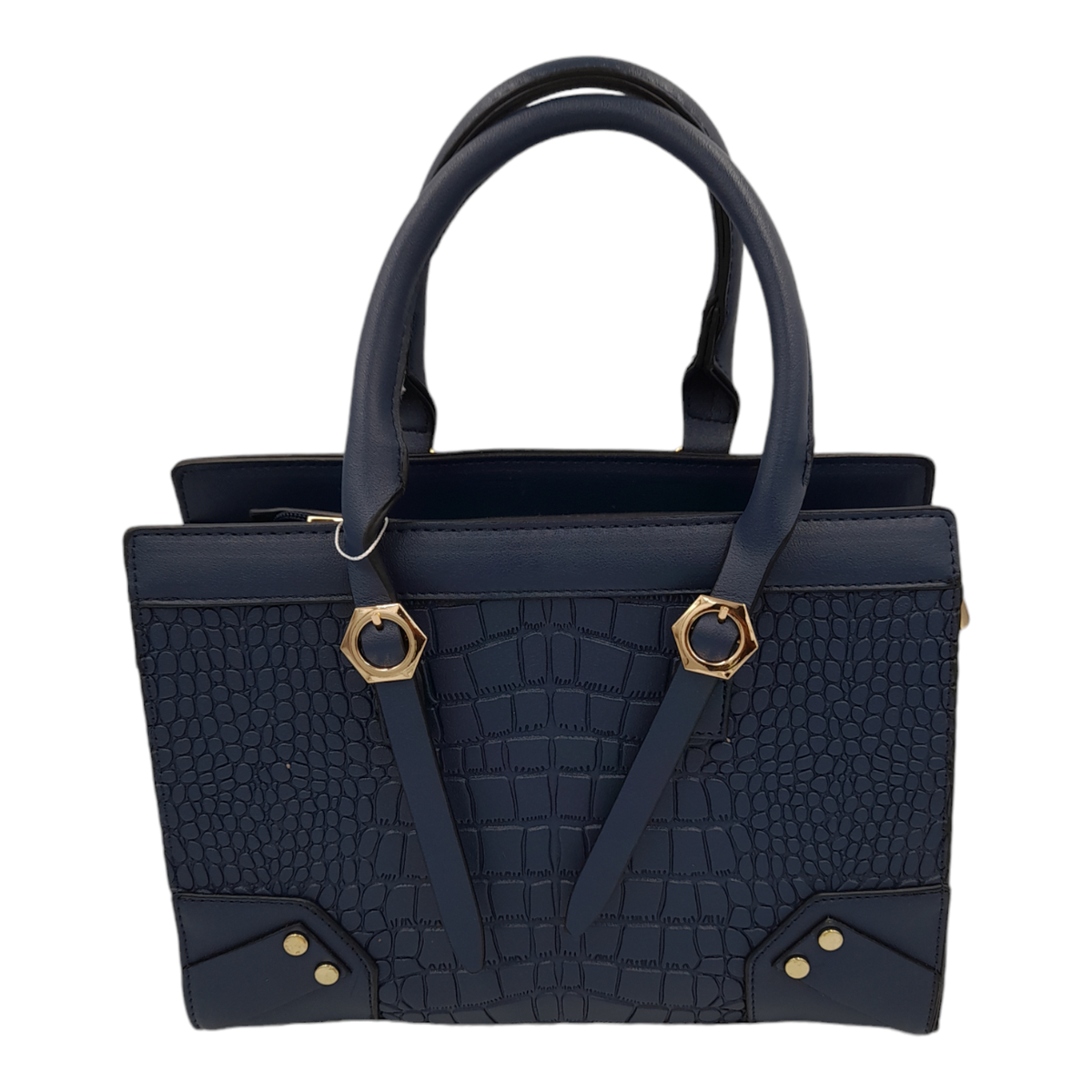 Trendy crocodile skin 2 piece bag