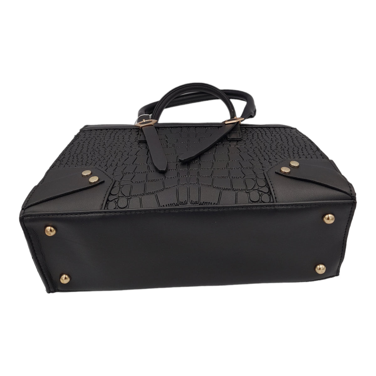 Trendy crocodile skin 2 piece bag