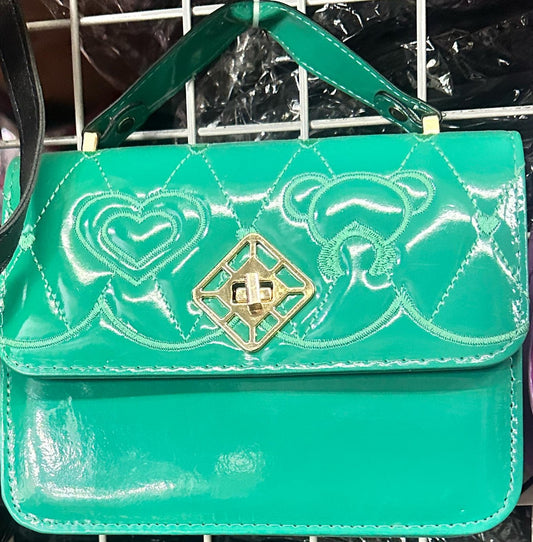 patent leather crossbody bag