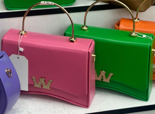 Medium leather satchel bag