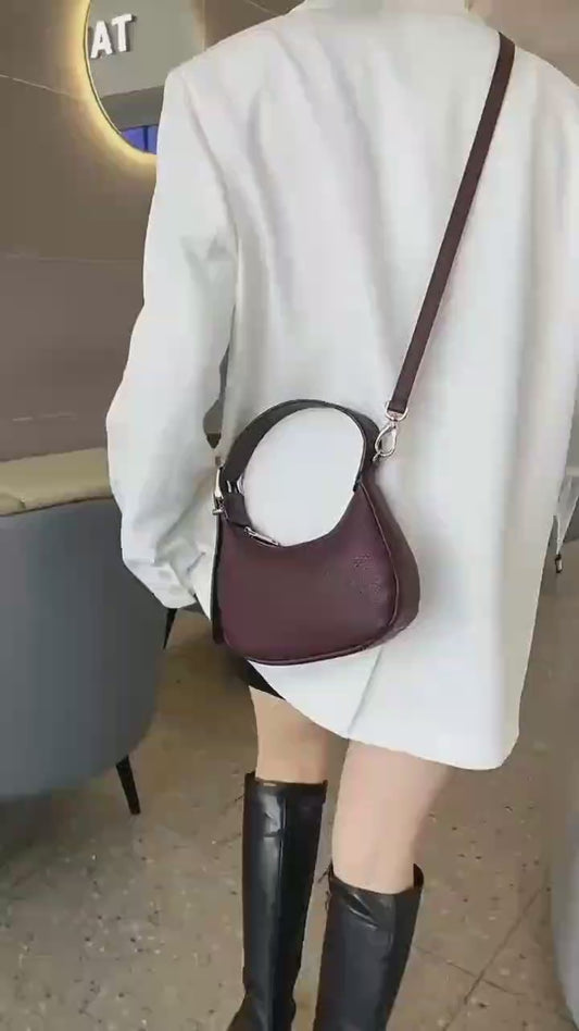 Hobo tote leather bag
