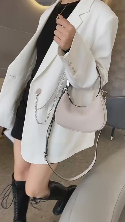 Hobo tote leather bag