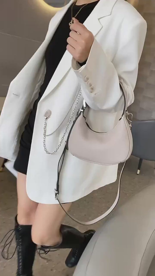 Hobo tote leather bag